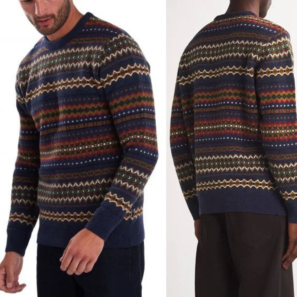 Barbour Fair Isle Wool Sweater - Picture 5 of 10